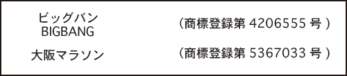大阪府の商標登録例