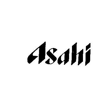 ロゴタイプによるAsahiの登録商標